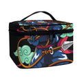 Ninja Warrior Print Travel Makeup Bag