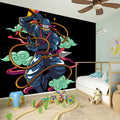 Ninja Warrior Print Wall Sticker