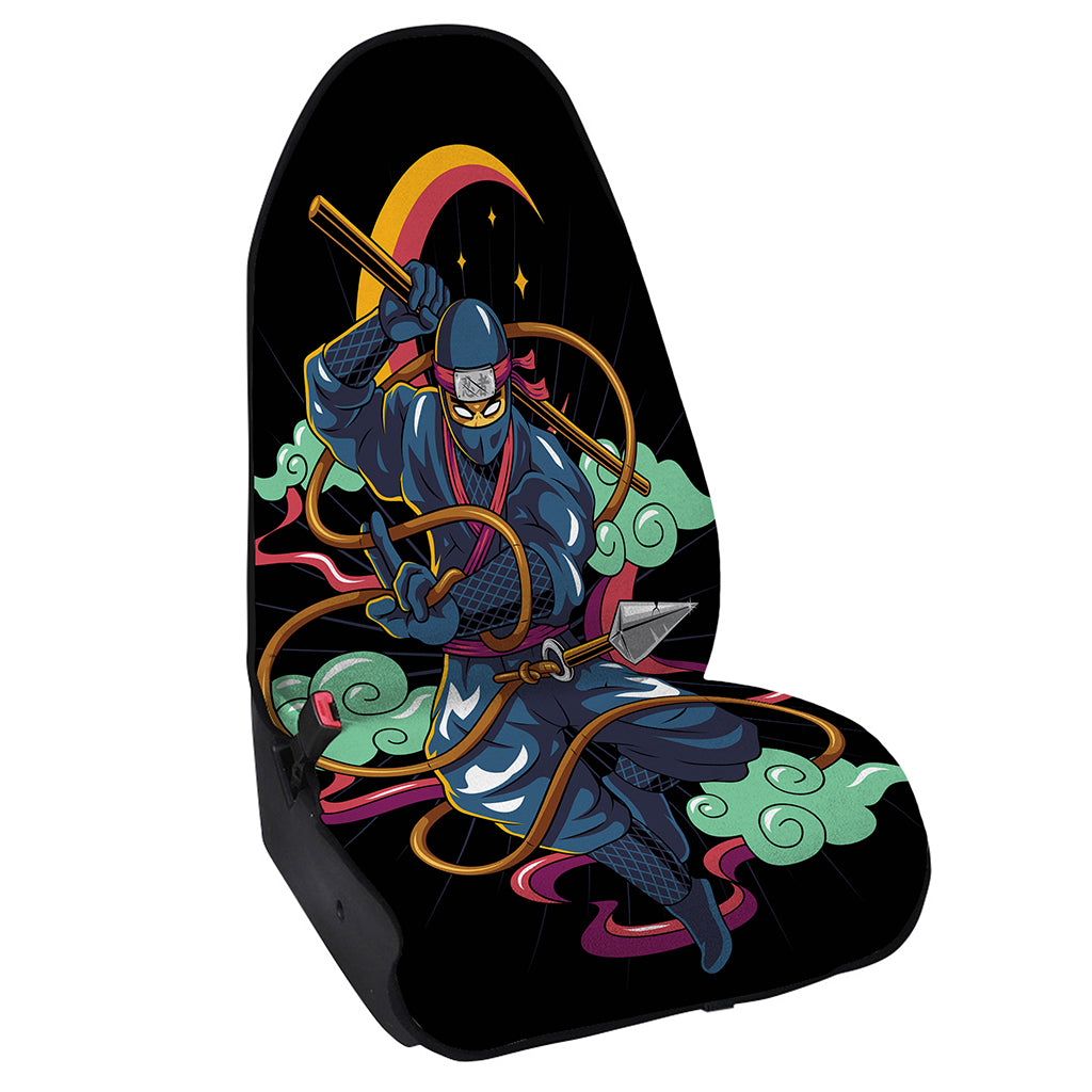 Ninja Warrior Print Waterproof Car Seat Cover
