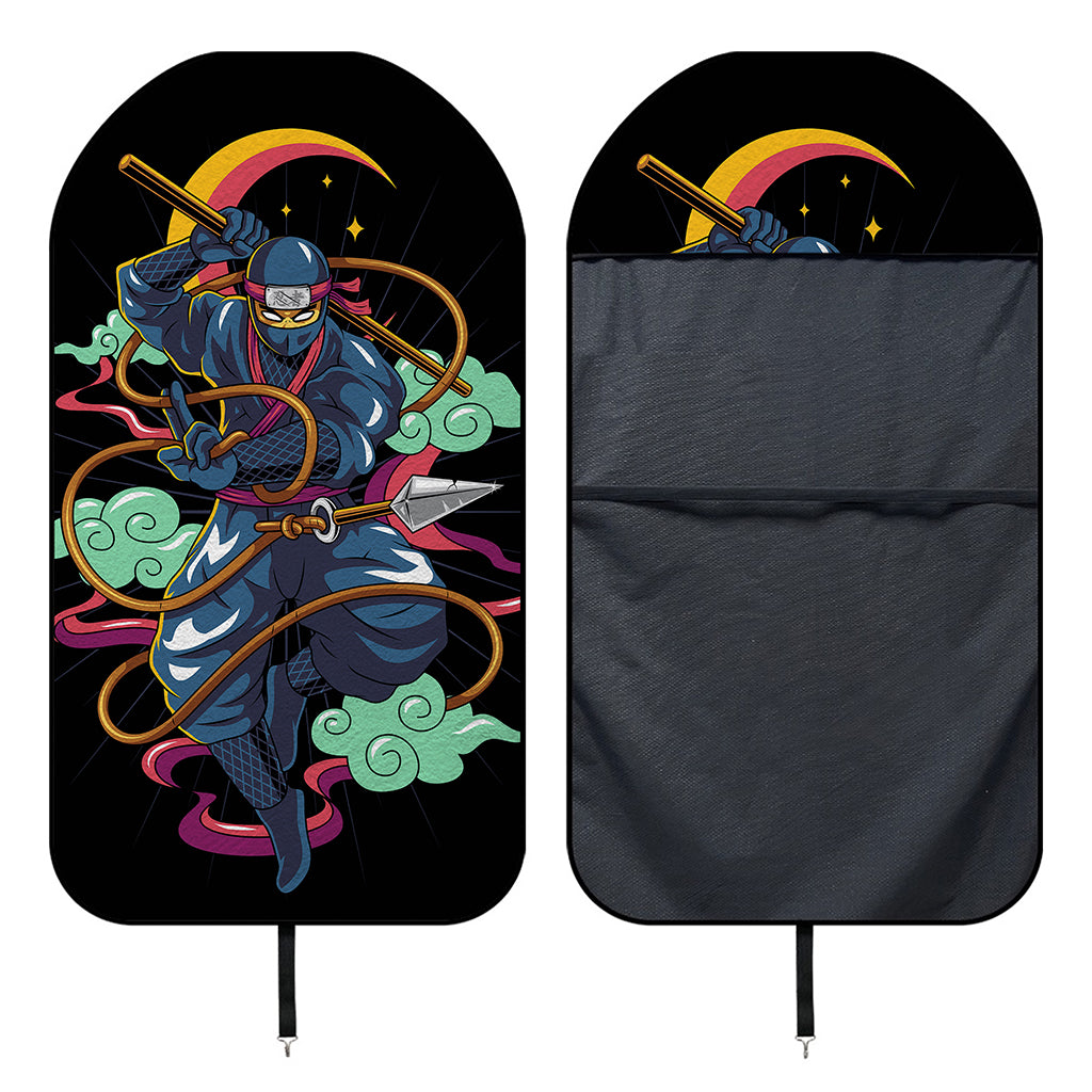 Ninja Warrior Print Waterproof Car Seat Cover