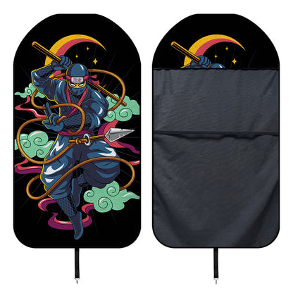 Ninja Warrior Print Waterproof Car Seat Cover