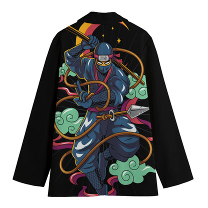 Ninja Warrior Print Women's Blazer