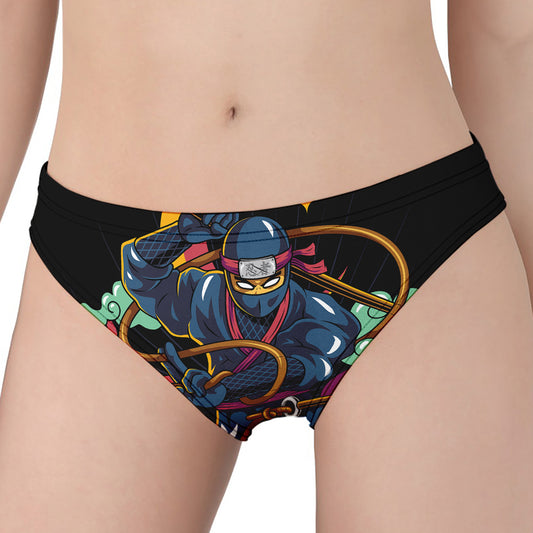 Ninja Warrior Print Women's Panties