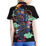 Ninja Warrior Print Women's Polo Shirt