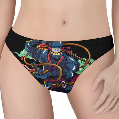 Ninja Warrior Print Women's Thong