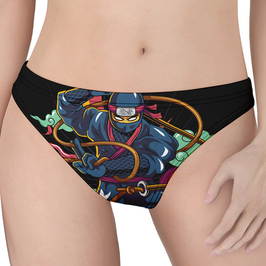 Ninja Warrior Print Women's Thong