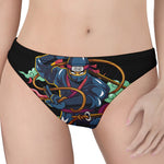 Ninja Warrior Print Women's Thong
