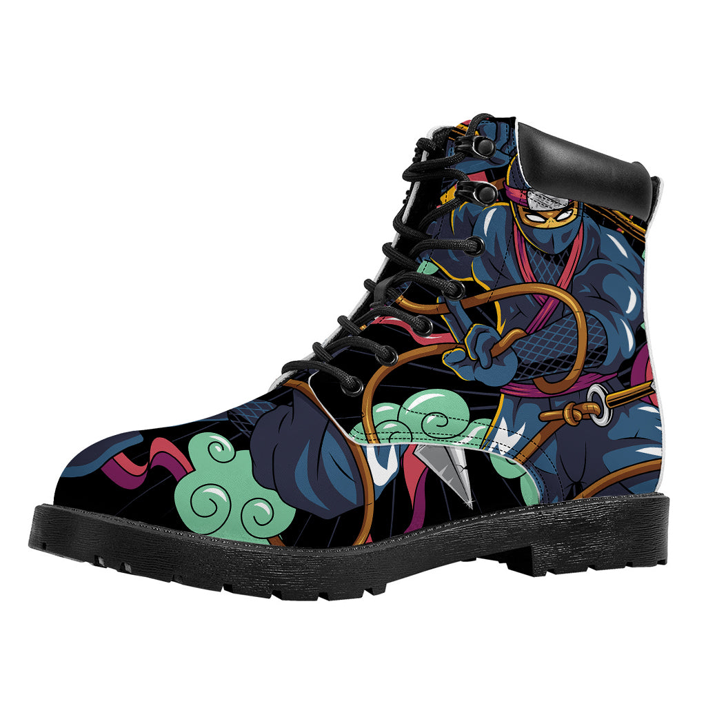 Ninja Warrior Print Work Boots