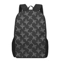 Ninja Weapon Pattern Print 17 Inch Backpack