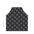 Ninja Weapon Pattern Print Adjustable Apron