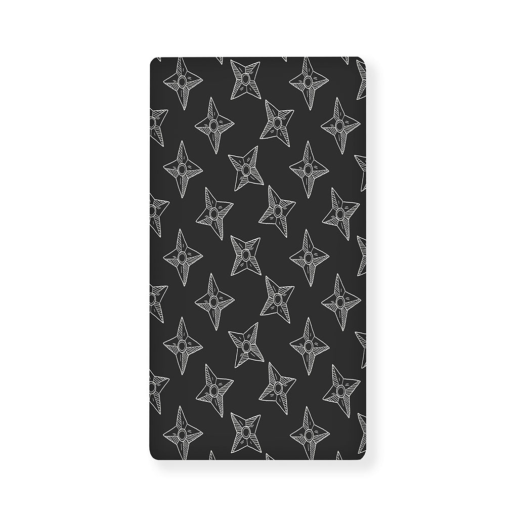 Ninja Weapon Pattern Print Baby Crib Sheet