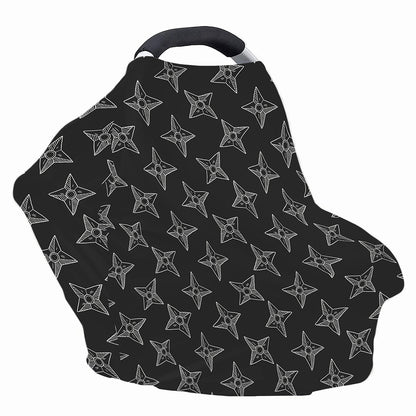 Ninja Weapon Pattern Print Baby Seat Cover