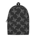 Ninja Weapon Pattern Print School Backpack