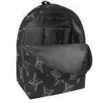 Ninja Weapon Pattern Print Backpack