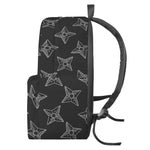 Ninja Weapon Pattern Print Backpack