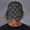 Ninja Weapon Pattern Print Baseball Cap