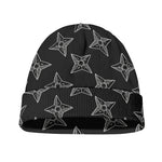 Ninja Weapon Pattern Print Beanie
