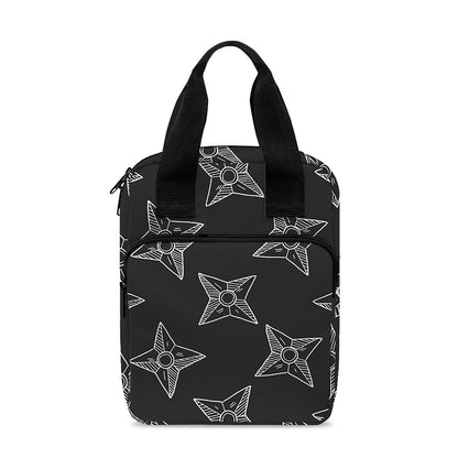 Ninja Weapon Pattern Print Bible Tote Bag