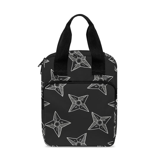 Ninja Weapon Pattern Print Bible Tote Bag