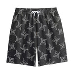 Ninja Weapon Pattern Print Cotton Shorts
