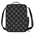 Ninja Weapon Pattern Print Crossbody Lunch Bag