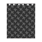 Ninja Weapon Pattern Print Curtain