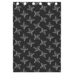 Ninja Weapon Pattern Print Curtain