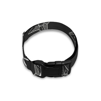 Ninja Weapon Pattern Print Dog Collar