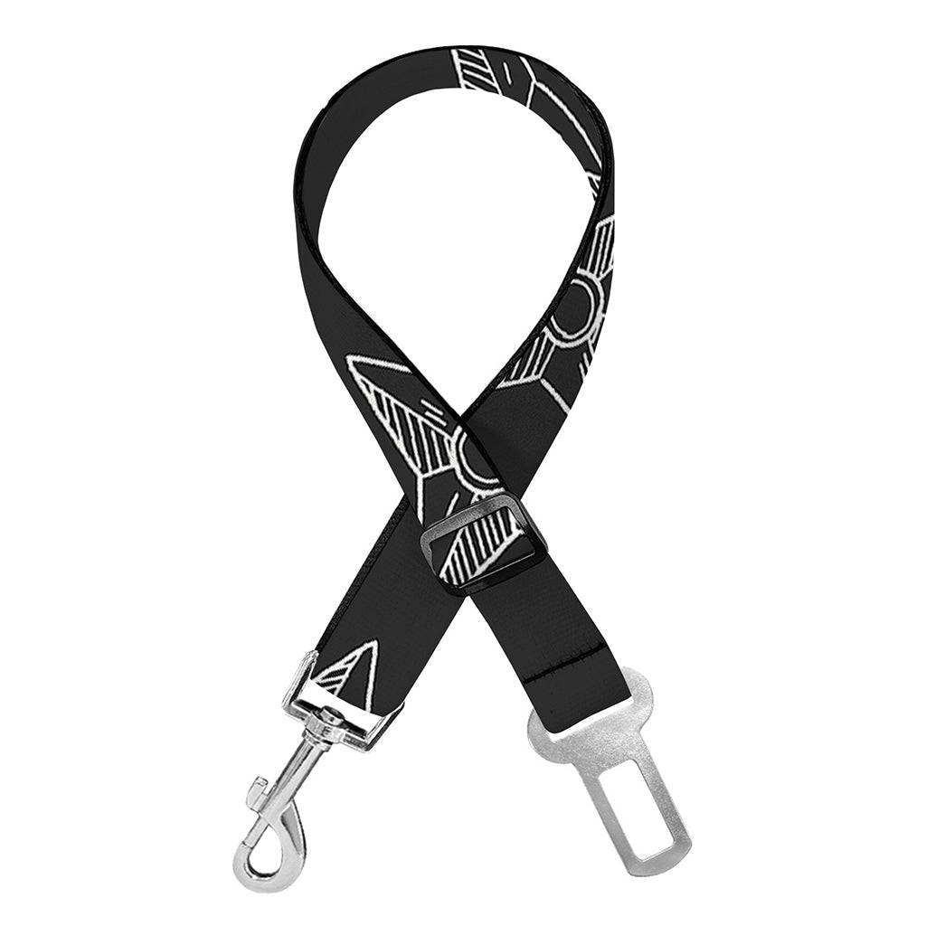 Ninja Weapon Pattern Print Dog Seat Belt