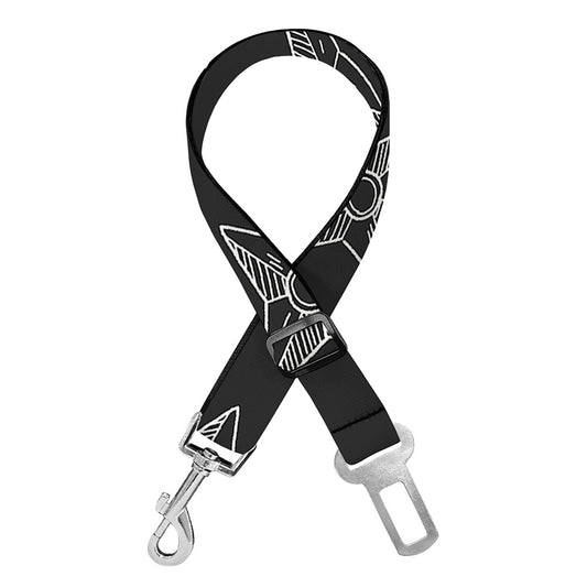 Ninja Weapon Pattern Print Dog Seat Belt