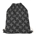 Ninja Weapon Pattern Print Drawstring Bag