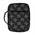 Ninja Weapon Pattern Print Front Pocket Bible Bag