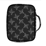 Ninja Weapon Pattern Print Front Pocket Bible Bag