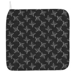 Ninja Weapon Pattern Print Hand Towel