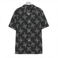 Ninja Weapon Pattern Print Hawaiian Shirt