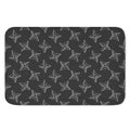 Ninja Weapon Pattern Print Indoor Door Mat