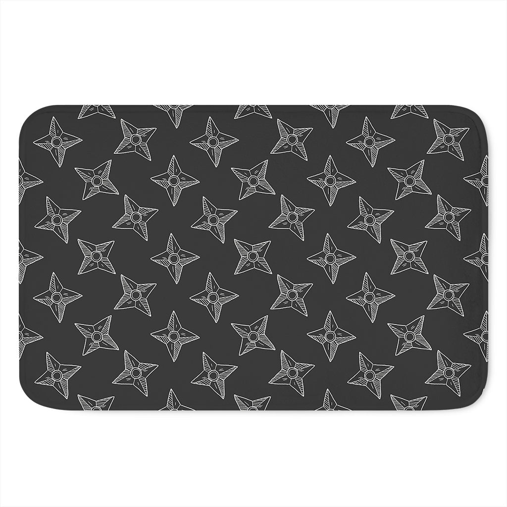 Ninja Weapon Pattern Print Indoor Door Mat