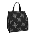 Ninja Weapon Pattern Print Insulated Lunch Tote