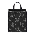 Ninja Weapon Pattern Print Insulated Lunch Tote