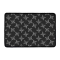 Ninja Weapon Pattern Print Kitchen Mat