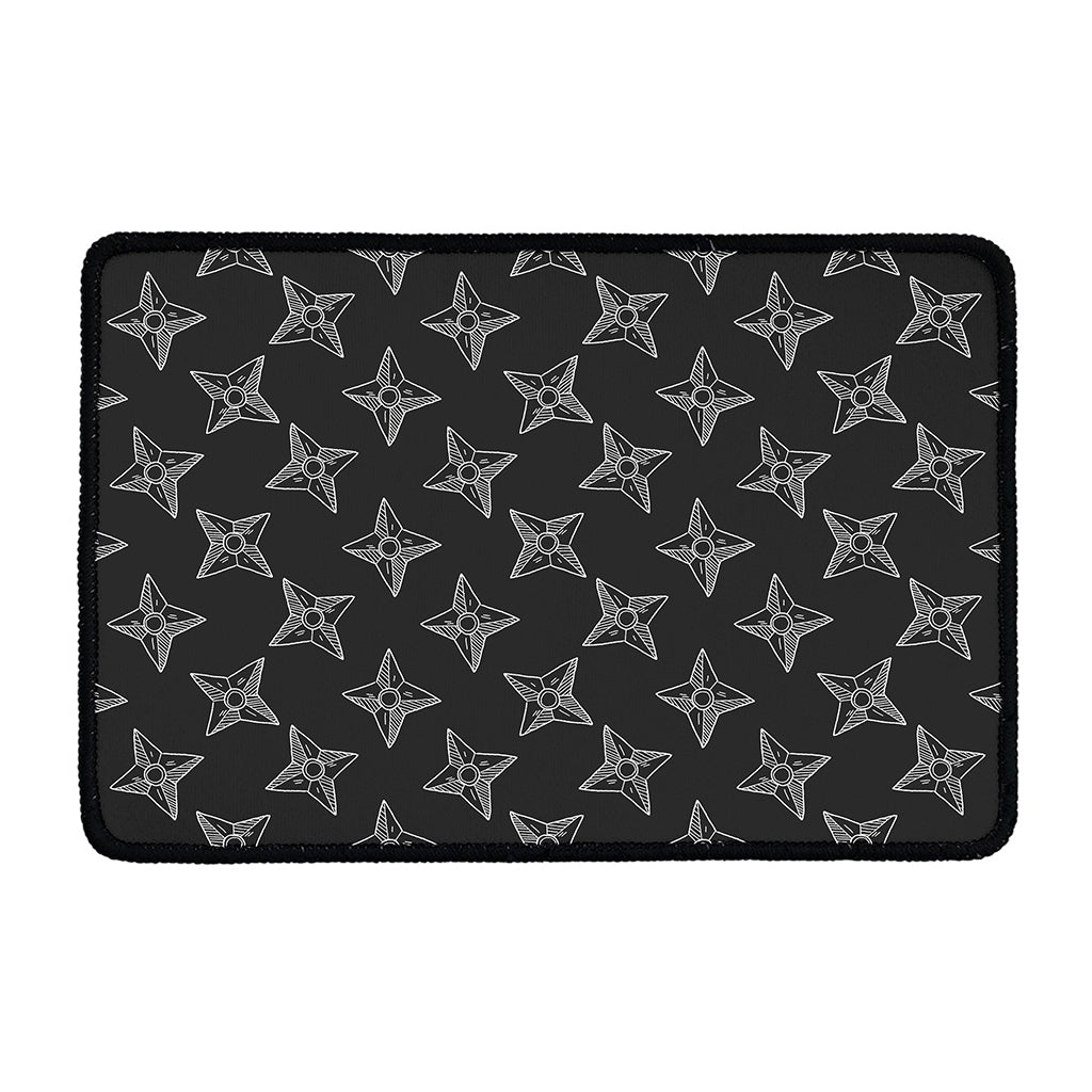 Ninja Weapon Pattern Print Kitchen Mat