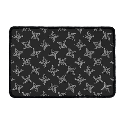 Ninja Weapon Pattern Print Kitchen Mat