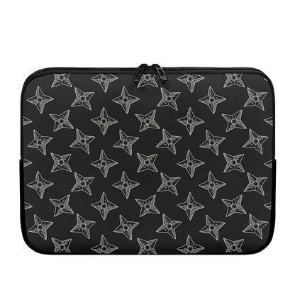Ninja Weapon Pattern Print Laptop Sleeve