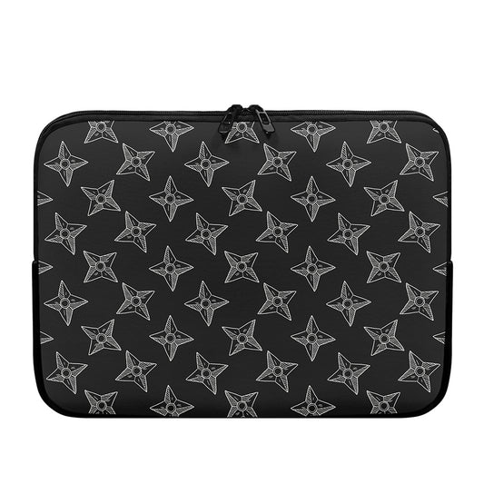 Ninja Weapon Pattern Print Laptop Sleeve