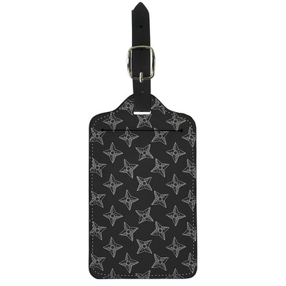 Ninja Weapon Pattern Print Luggage Tag