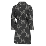Ninja Weapon Pattern Print Men's Bathrobe