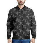 Ninja Weapon Pattern Print Men's Bomber Jacket