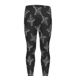 Ninja Weapon Pattern Print Men's leggings