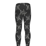 Ninja Weapon Pattern Print Men's leggings