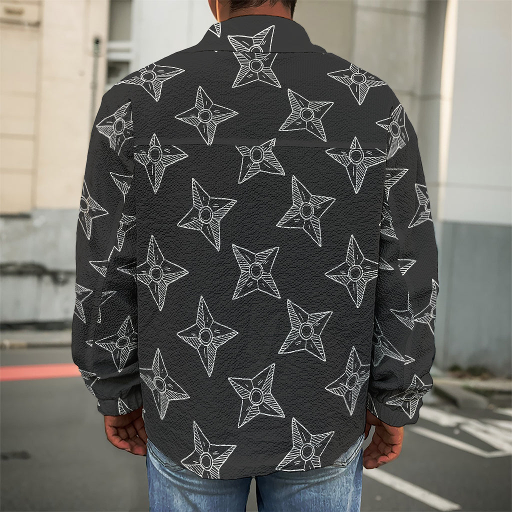 Ninja Weapon Pattern Print Men's Shirt Jacket